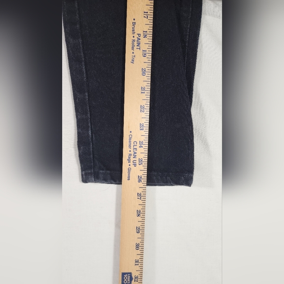 VINTAGE GAP DENIM CLASSIC FIT WOMEN'S JEANS, SIZE 12 ANKLE, BLACK - Picture 13 of 14